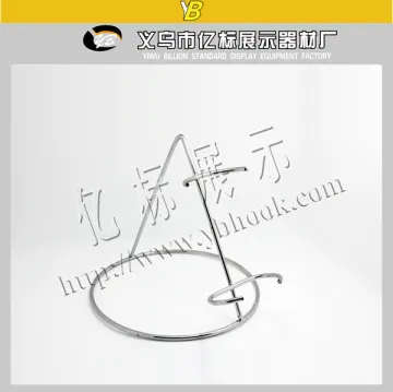 Metal Chrome Hat display Ring for Slat Wall Professional