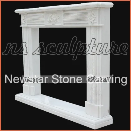 Cheap Beauty White Regency Fireplace Mantel Mf1712