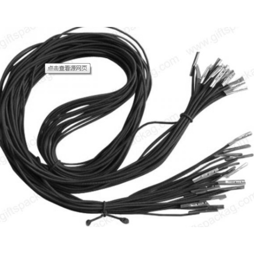 2mm Black Elastic String With Metal Barb