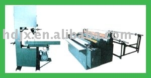 Rowing embossing stiletto toilet paper machine