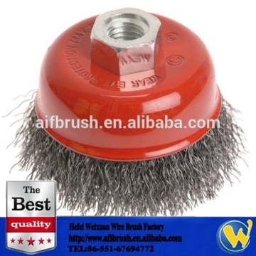 3 Inch Stainless Steel Crimped Wire Cup Brush