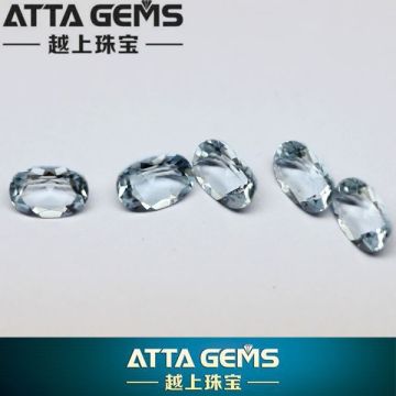 Unselfish love-Oval cut synthetic aquamarine crystal price