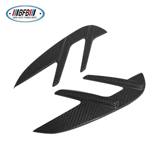 Full Dry Carbon Side Fender Vent Cover Trim for BMW G20 M3