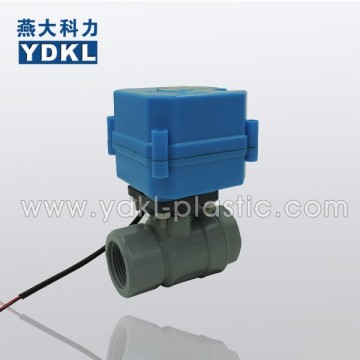 Mini Motorized cpvc valve for water treatment,