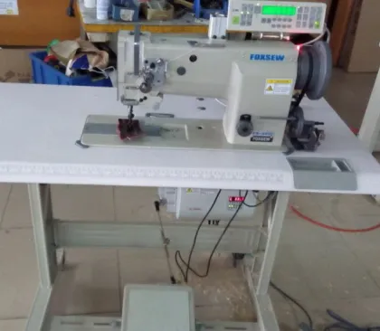 Double Needle Unison Feed Heavy-Duty Lockstitch Sewing Machine