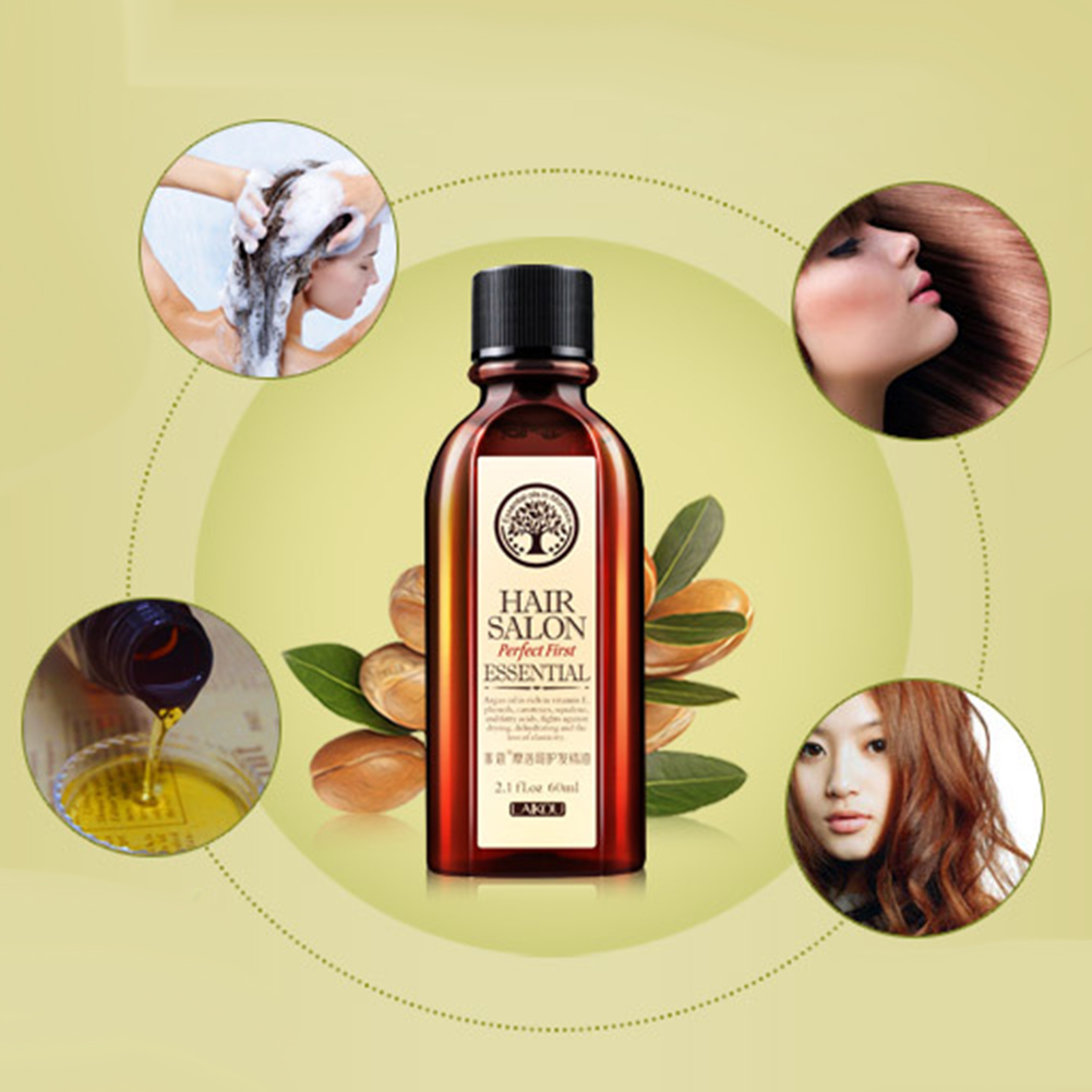 60ml Argan Nourishing Herbal Hair Growth Anti Hair Loss Liquid Promote Thick Fast Hair Growth Essential Oil Health Care