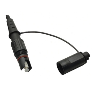 FTTH Waterproof Single-Mode Fiber Optic Patch Cord APC