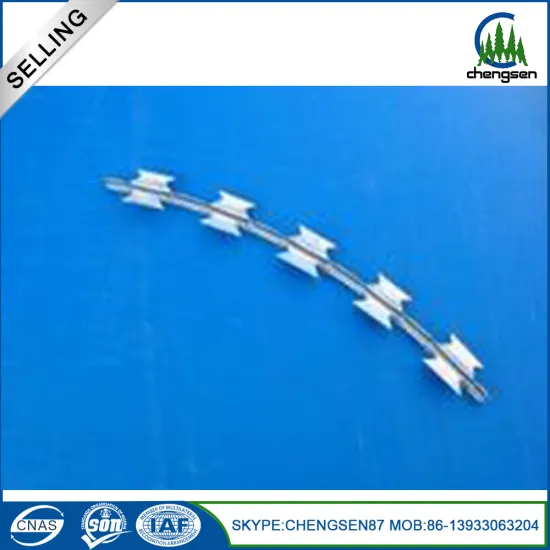 SS304 Galvanized Cross Razor Barbed Wire