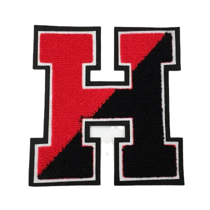 High quality towel embroidery sew on embroidery patches