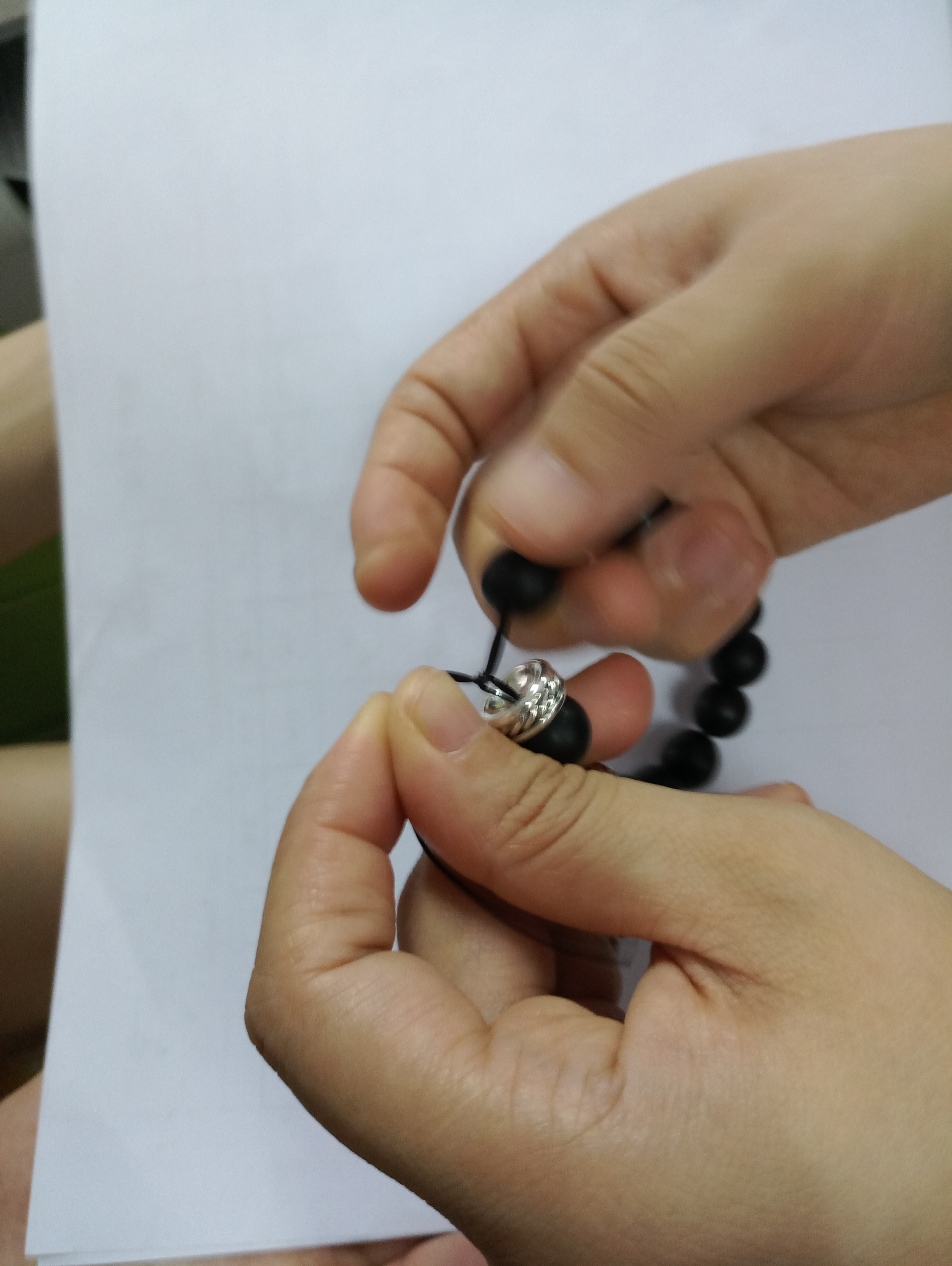 handmade bead bracelet