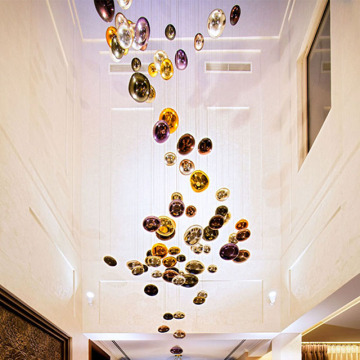 G-światło luksusowe krystaliczne sufit LED LED Light Light do salonu i lobby hotelowej w willi w kryorysie