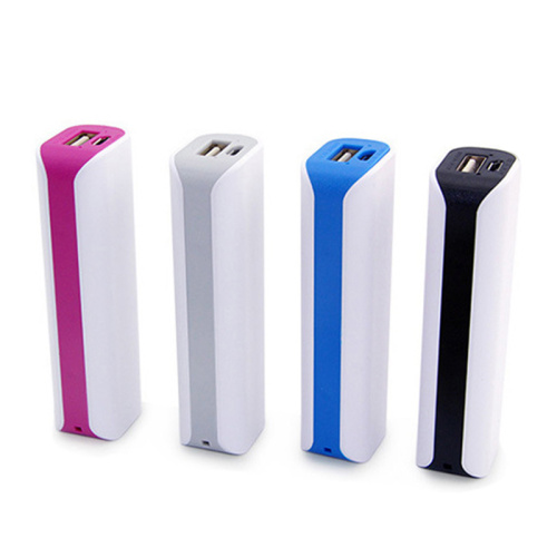 plastic mobile power banks 2600mah gift