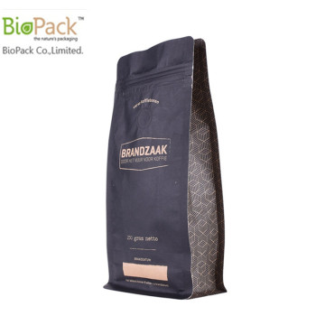 Ziplock biologisch afbreekbare maïszetmeel koffiezak verpakking groothandel uit China
