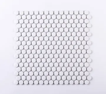 Matte Penny Round Keramikmosaikfliesen für Küchenbacksplash- und Badezimmerwände und -böden