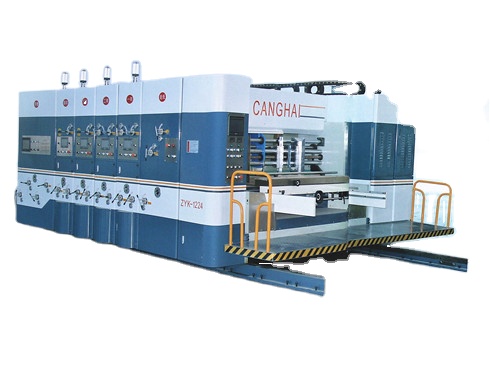 multi color flexo printing die cutting machine
