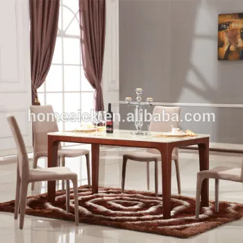 Marble Wood Table 173