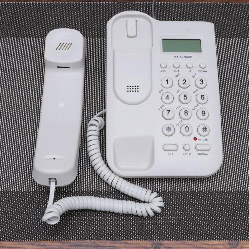 Cordless Digital Desktop English Portable Business Hotel Landline Telephone For Elderly Wall Mount ID Display Call Home Office