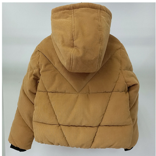 女の子のカジュアルな暖かいジャケット