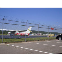 Steel picket fence airport west