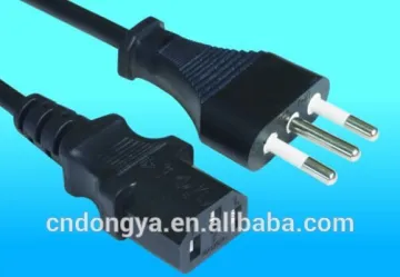 Italy IMQ approved 3pin power cord (16A/250V)