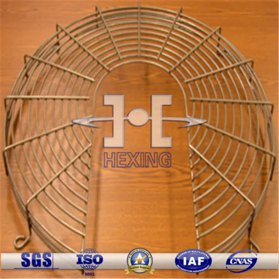small round stainless steel fan cover