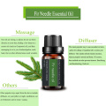 Aceite esencial de la aguja de abeto de planta natural para la aromaterapia