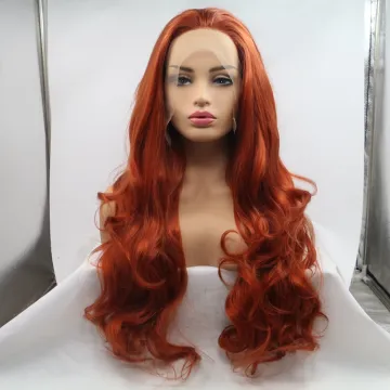 Vigorous mono long premium high quality straight wholesale black women synthetic hair wigs with lace front