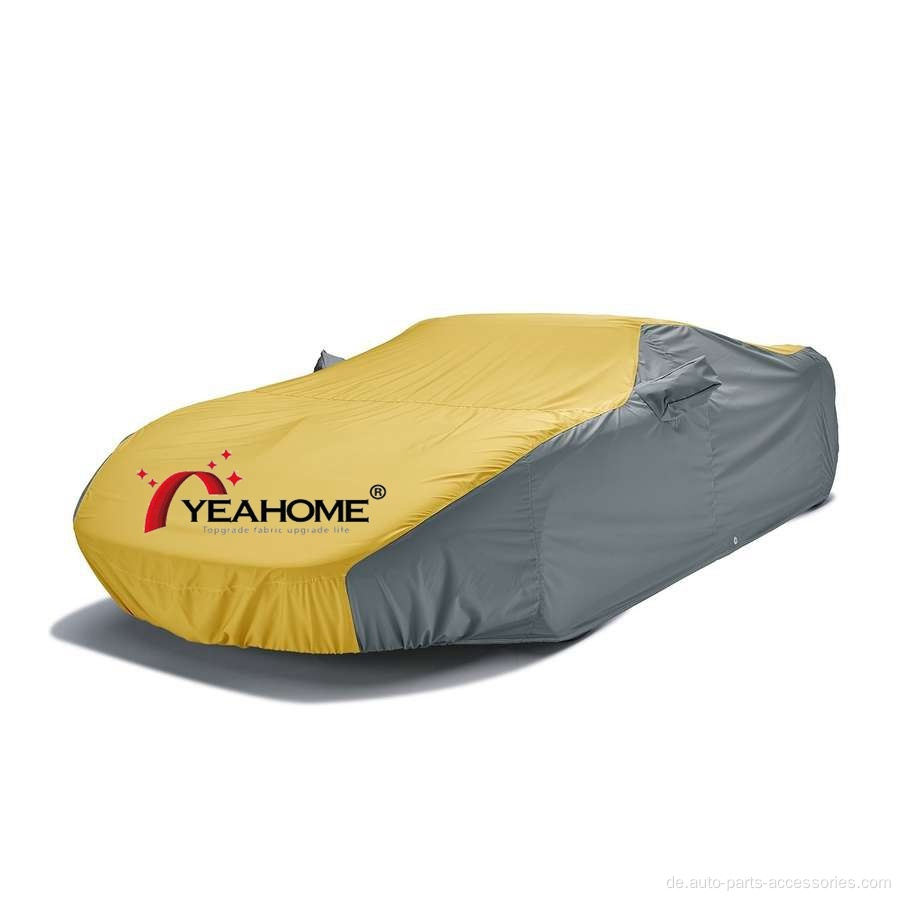 Atmungsaktives Auto bedeckt Polyester Elastic Patchwork Car Cover