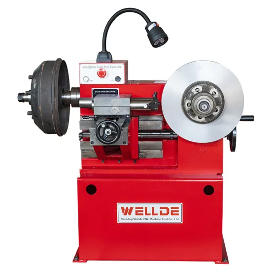 WELLDE Brake Disc and Drum Lathe Machine: T8445 - Precision Cutting and Grinding Tool