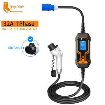 Bán buôn 7kW 32A EV Bộ sạc với GBT plug - Feyree