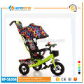 Triciclo a pedale reversibile per bambini Triciclo doppio sedile