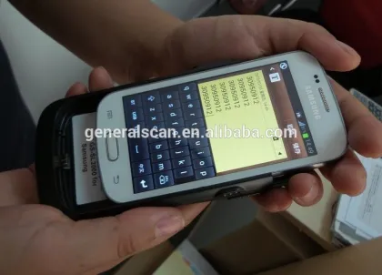 GS SL2100 1D laser rugged barcode scanner android mobile barcode scanner