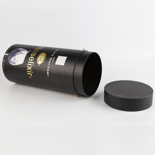 Europe Style Logo Customized Cylinder Wine Gift Box
