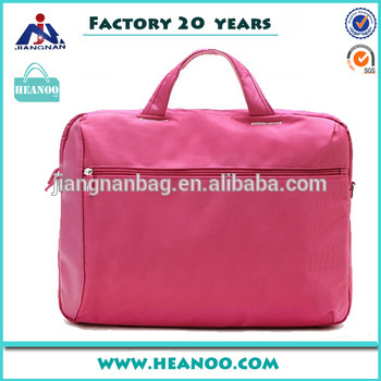 pink handle briefcase unique woman computer bag