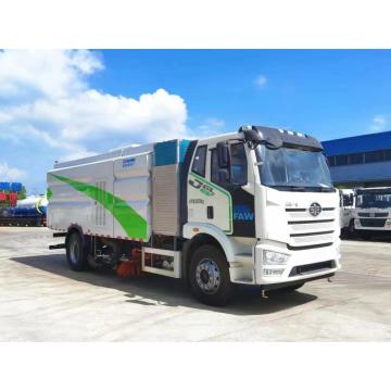 FAW 4x2 Pure Electric Cleaning and Barrying Truck