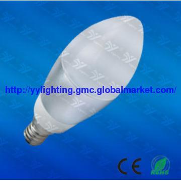 LED Candle Bulb with Milk Cover