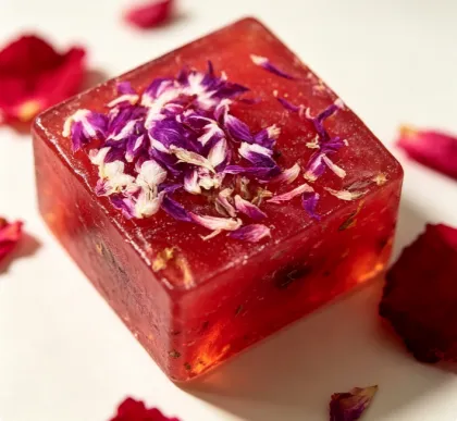 Handmade Fresh Flower Essential Oil Soap