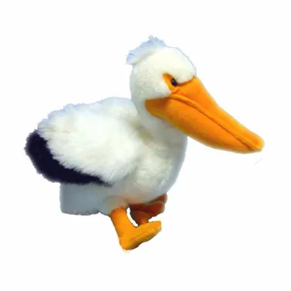 Vivid animal that look real, plush pelican toy