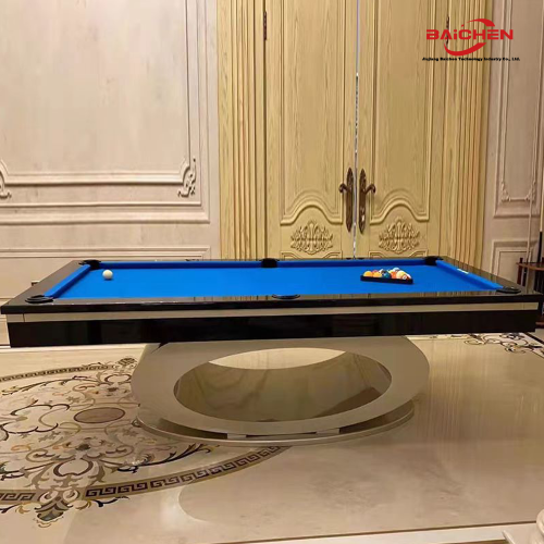 modern ahşap bilardo masası doğal doku