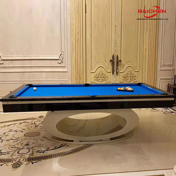 modern ahşap bilardo masası doğal doku