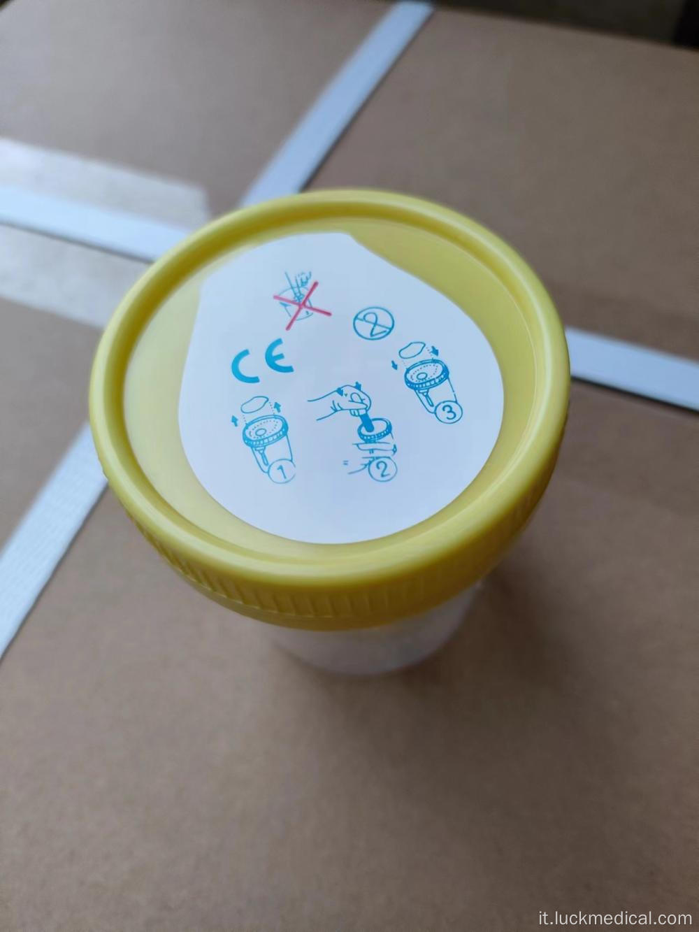 Coppa di urina del contenitore per campioni di urina da 120 ml