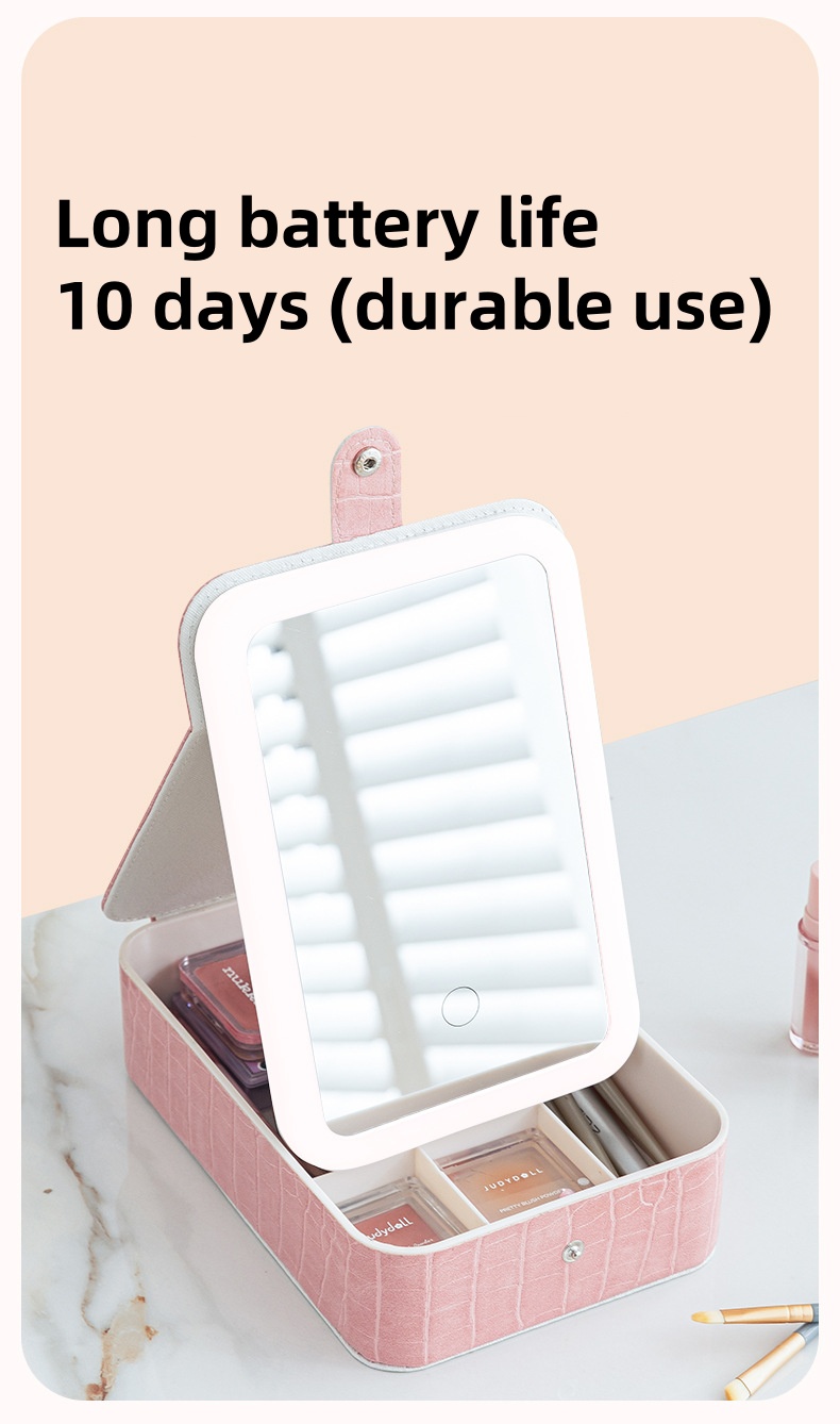 USB Rechargeable Portable Travel Makeup Bags