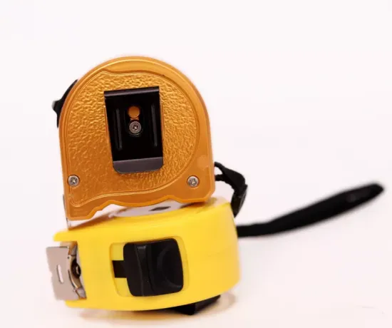 Customized Color Logo Printing 50#carbonl Steel ABS Measure Tape with Key Ring and Size Is All Available