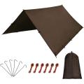 OUTERLEAD 10x10ft Waterproof Camping Tarp Tent Rain Fly