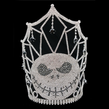 Rhinestone skull pageant crowns