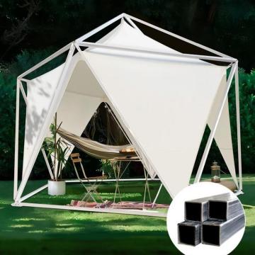 Khaki Beach Tent: White Sun Protection Rain Beach Tent