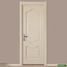 Einfache Sicherheit weiße Soild Holztür