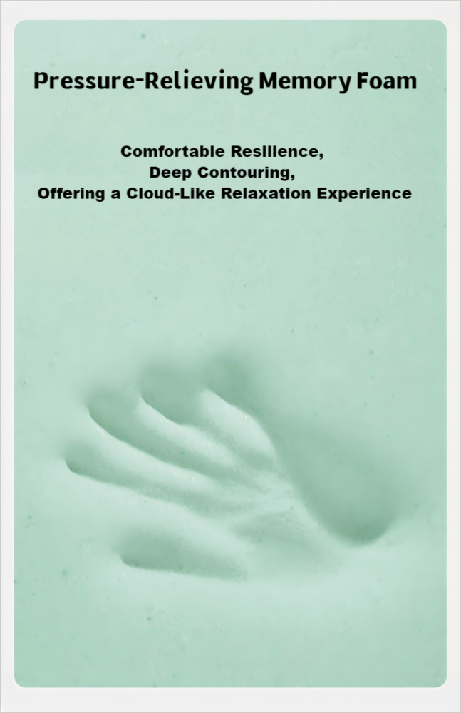 SereneHaven SF-30 29cm Nano Carbon Antibacterial Mattress - Close-up of breathable anti-pilling nano carbon fabric for family use