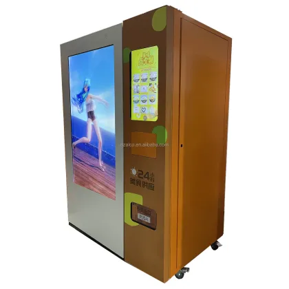 Cold and Hot Noodle Vending Machine with Lift Microwave Oven System and Indonesian Curry Fried Rice Membership Card Wechat Pay