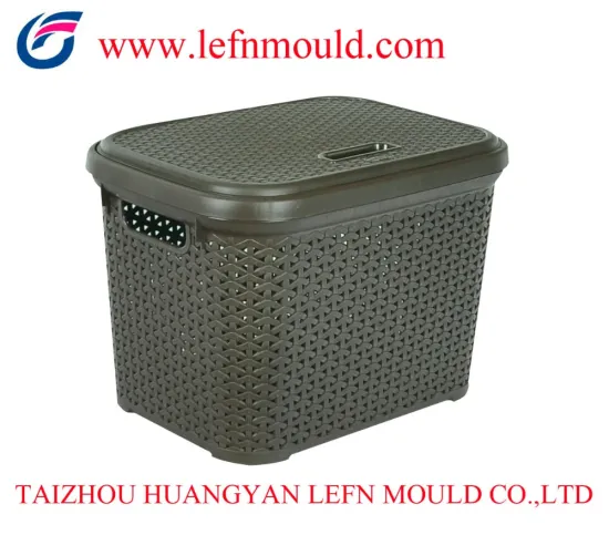 seller rattan stotage basket plastic injection mould